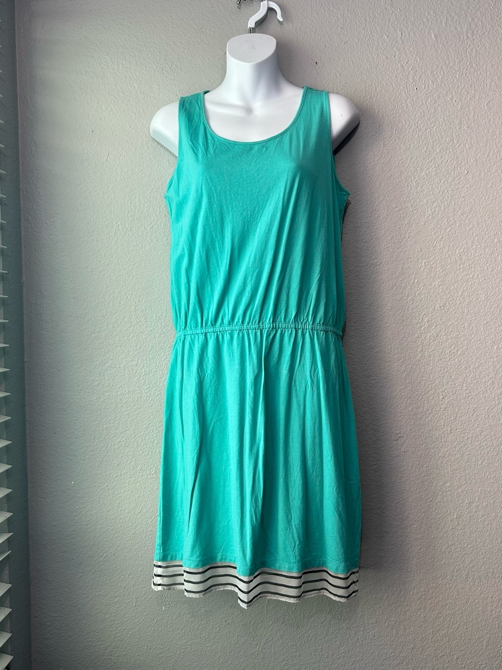 Ralph Lauren Aqua Turquoise Casual Sleeveless Dress Medium